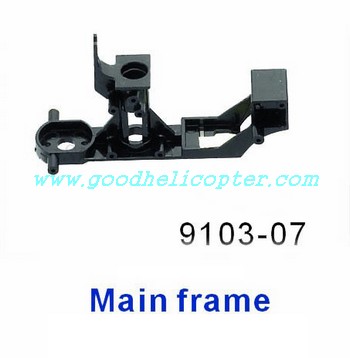shuangma-9103 helicopter parts plastic main frame - Click Image to Close